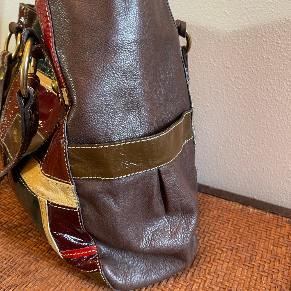 Fossil Multicolor Patchwork Shoulder Bag - Picture 3 of 16